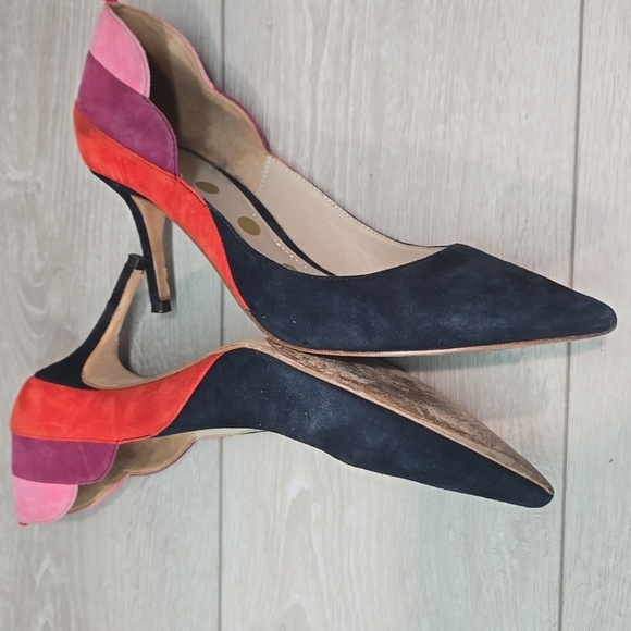 Boden Anthropologie Elegant Multicolor Women's Heels Pointed Toe Heels 41.5/10 - Picture 9 of 14